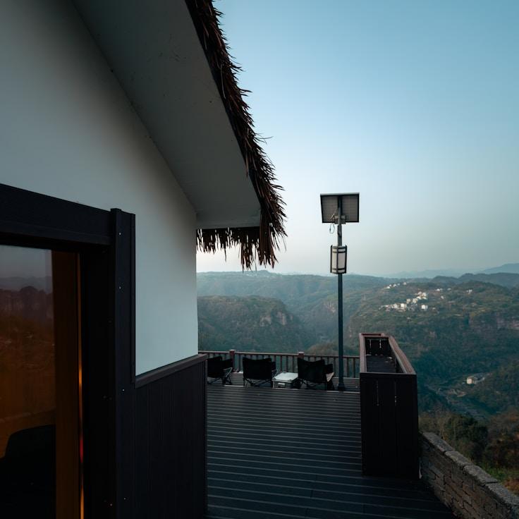 Entertainment zone at night in United States